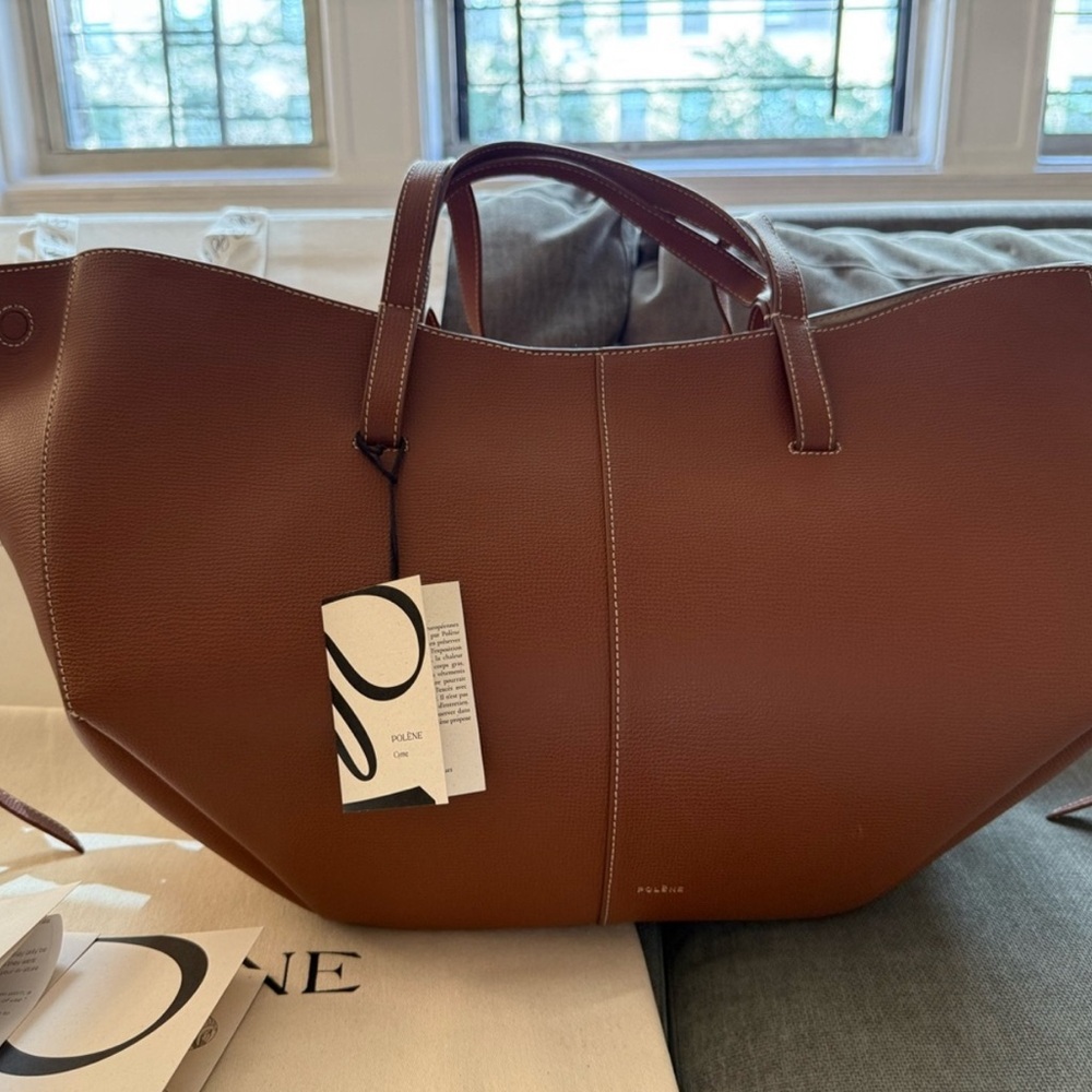 Brown Leather Tote Bag